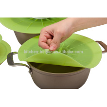 Hot Selling adjustable Good Grade Silicone Pot Lid Keep Fresh Silicone Pot Cover Lid